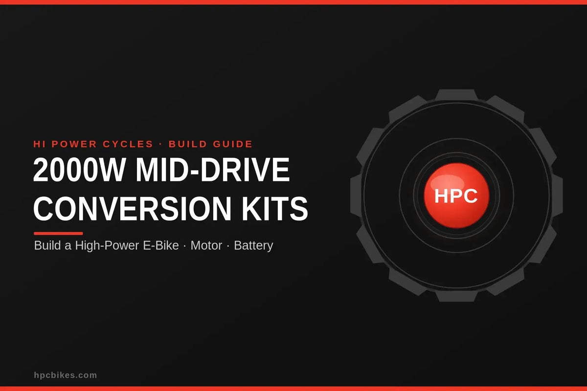 2000W mid-drive conversion kit build guide