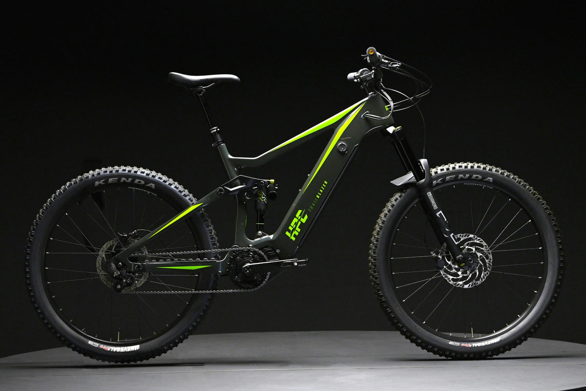 V2 power system on the HPC Trailblazer e-enduro electric bike