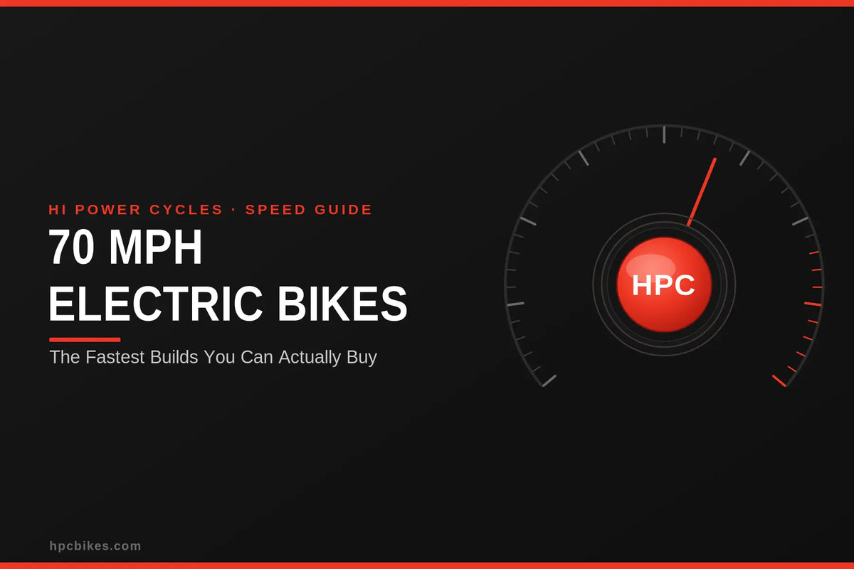 70 mph electric bikes - the fastest builds you can buy