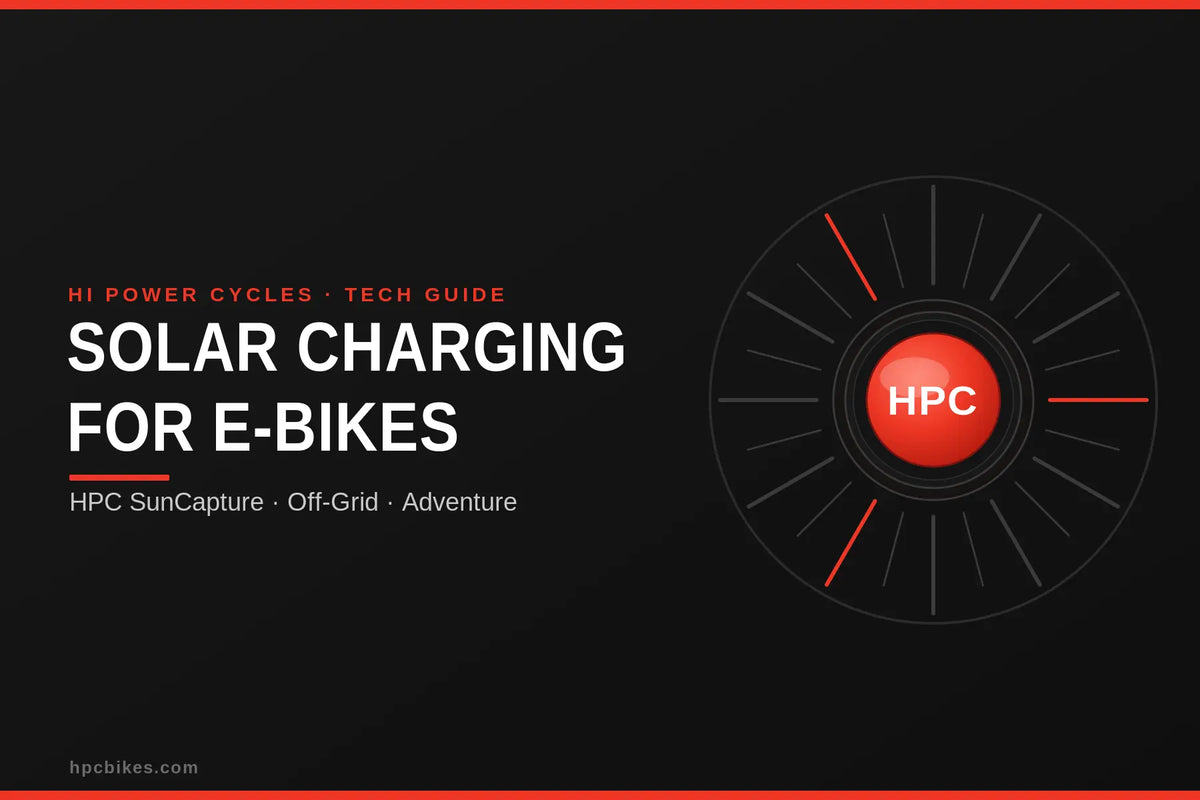 Solar charging for e-bikes - the HPC SunCapture system