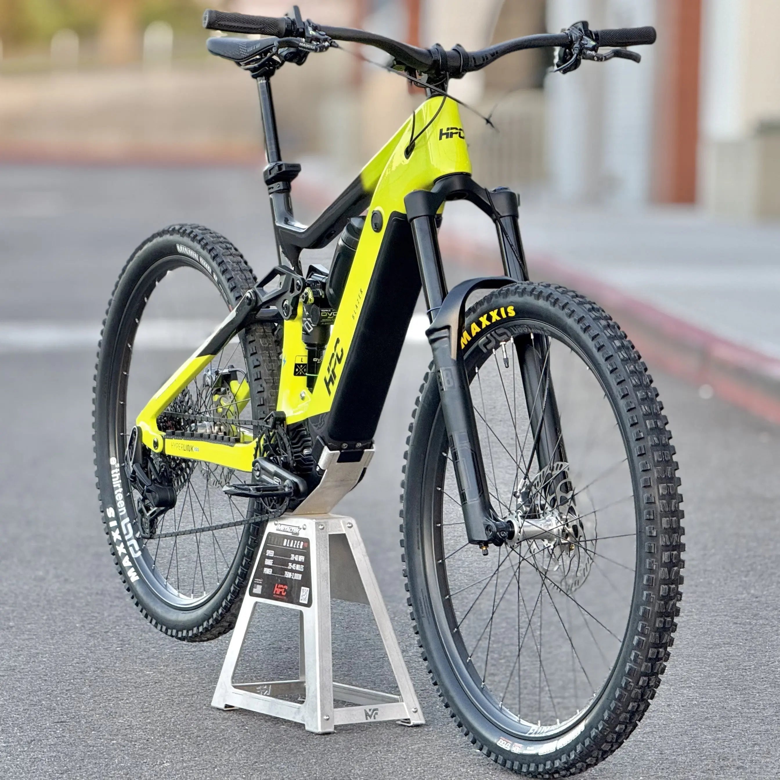 2026 trailblazer enduro e-bike in yellow/black