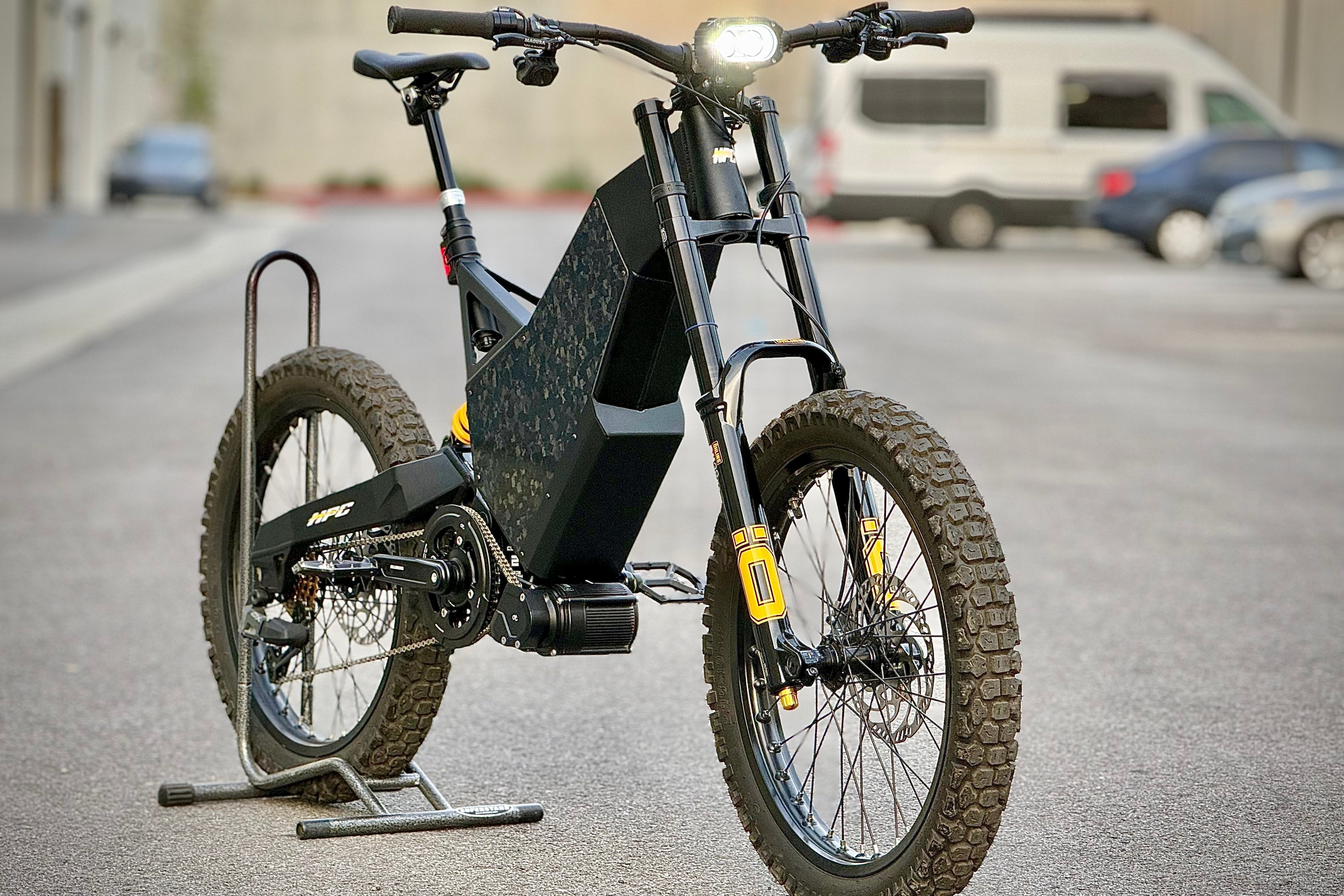 Revolution MX pro high performance e-bike in black