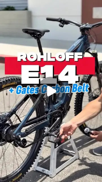 Instagram reel frame: HPC Trailblazer with Rohloff E14 and Gates Carbon Belt drive