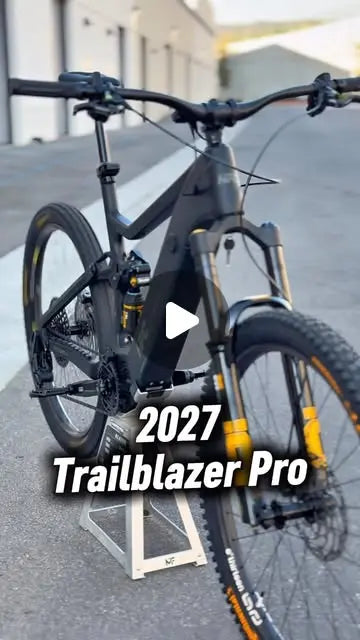 All-black 2026 Trailblazer Pro enduro e-bike with new V2 motor, stealth blackout build