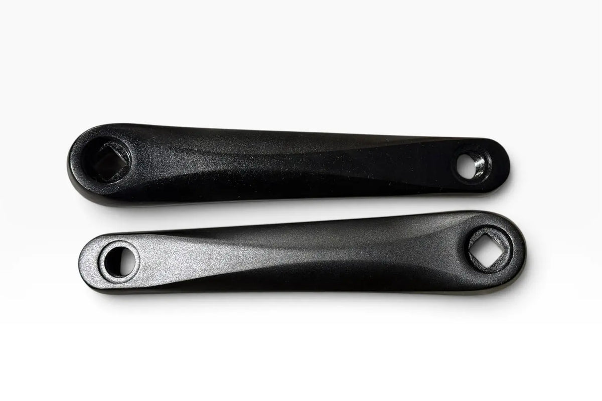 170mm black aluminum replacement crank arm for Bafang BBS01 BBS02 BBSHD mid drive motor