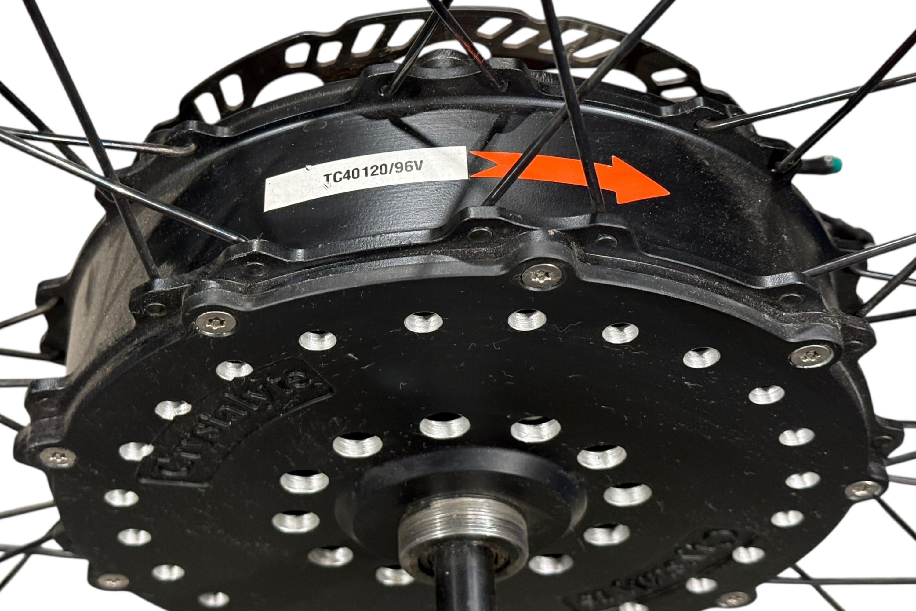 DEMO: Custom Black Lightning 8kW High Speed Hub Motor (26”) Hi Power Cycles