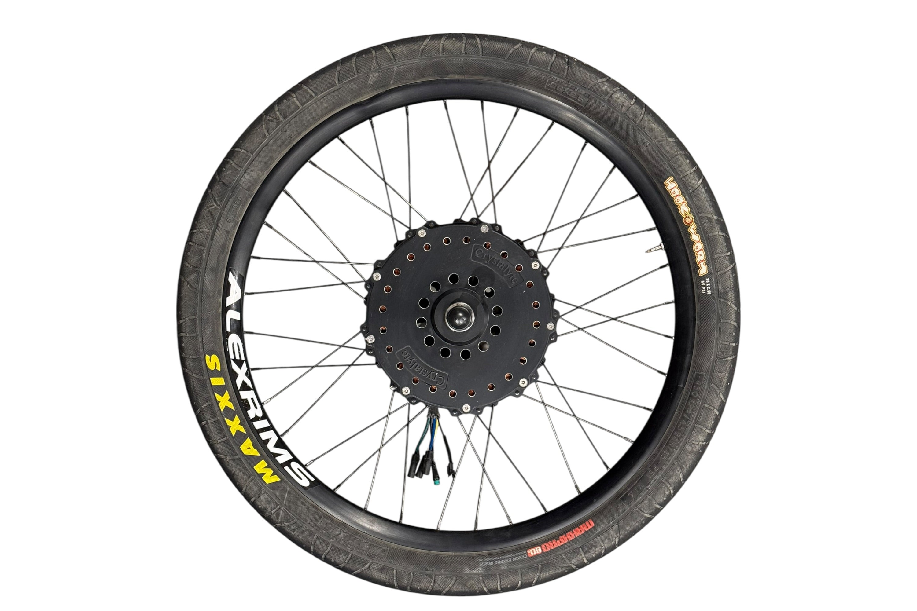 DEMO: Custom Black Lightning 8kW High Speed Hub Motor (26”) Hi Power Cycles