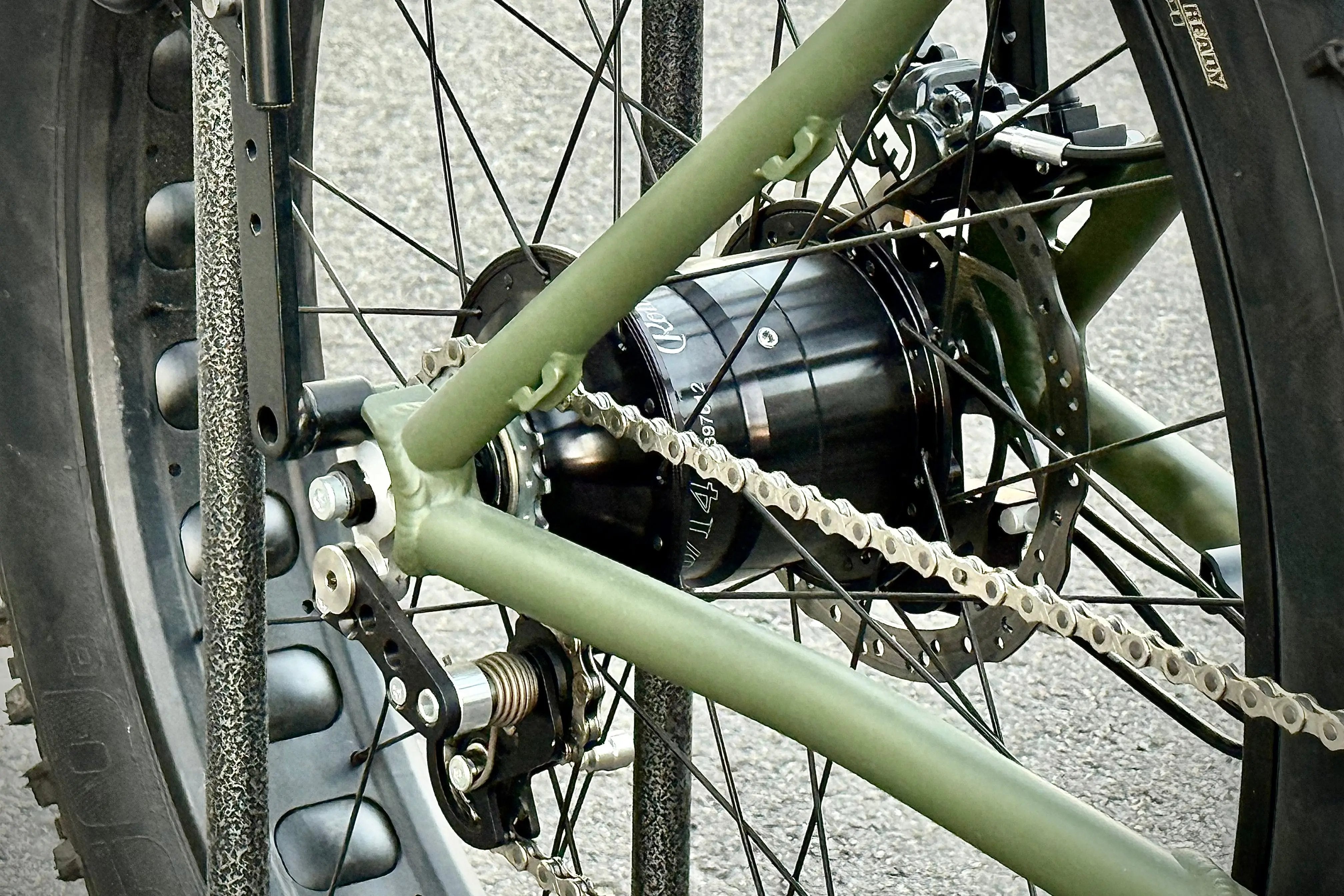 Custom 2000W Titan Army Edition Fat Tire EMTB (Rohloff / 250NM Torque + More) Hi Power Cycles