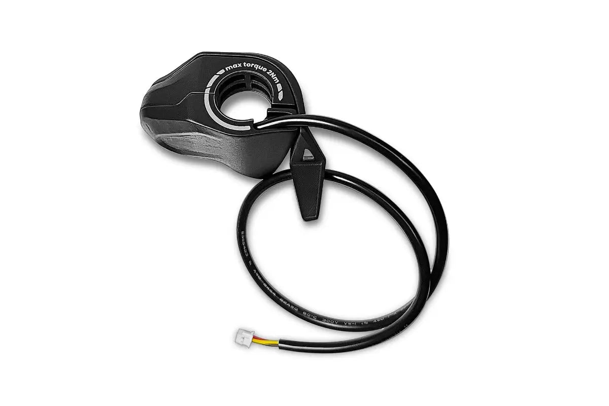 Nucular Ergonomic Thumb Throttle mounted view