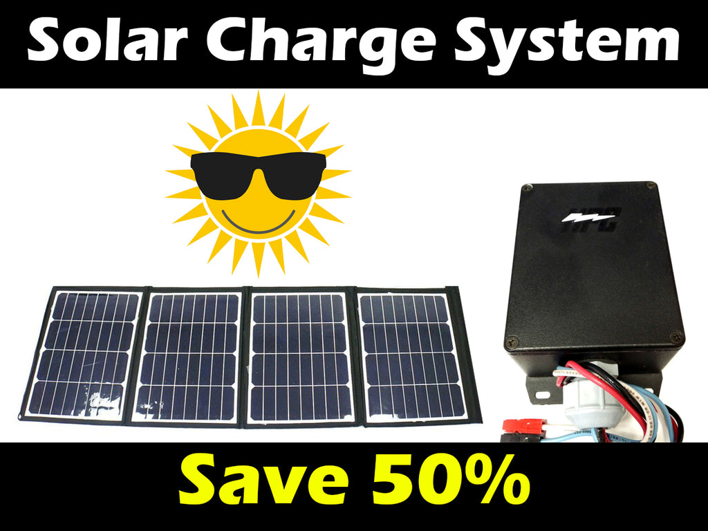 120W HPC SunCapture Solar Charging System (36v or 52V Lithium Battery)